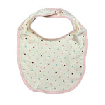 5-Pack Baby Girl Bibs – Pink Cat, Polka Dots & Solid Colors – Soft Cotton
