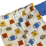 Baby Boys 3-Piece Outfit Set – Long Sleeve Bodysuit, Pants & Hat – Jungle Animals