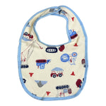Rene Rofé Baby 5-Pack Cotton Bibs – Boys Construction & Vehicles Theme