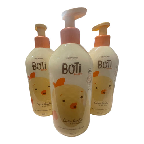 Boti Baby Bath & Post-Bath Lotion – 400ml | Gentle Hydration for Delicate Baby Skin | Vegan & Hypoallergenic