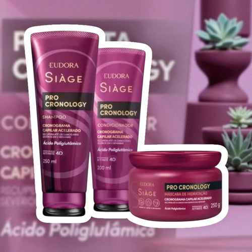 Brazilian Hair Repair Kit | Eudora Siàge Pro Cronology | 3-Step System