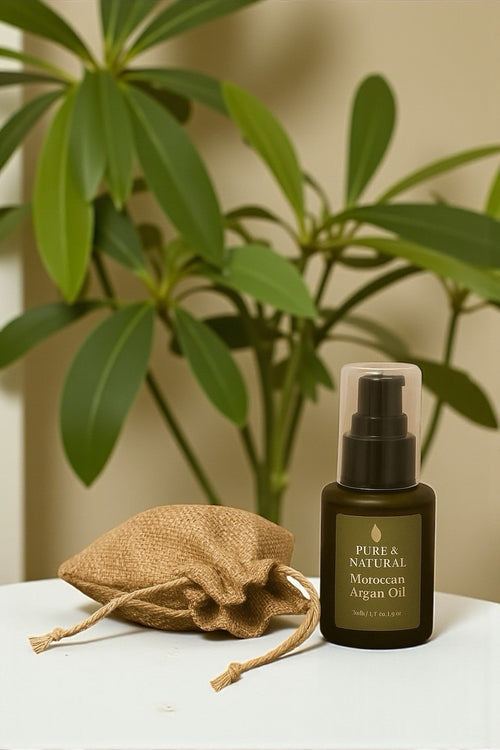 100% Pure Moroccan Argan Oil Hair Face & Nail Treatment Cold-Pressed Oil