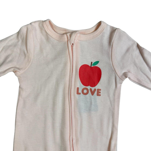 Rene Rofé Baby 2-Pack Sleep & Play Cotton Pajamas – Apple Collection