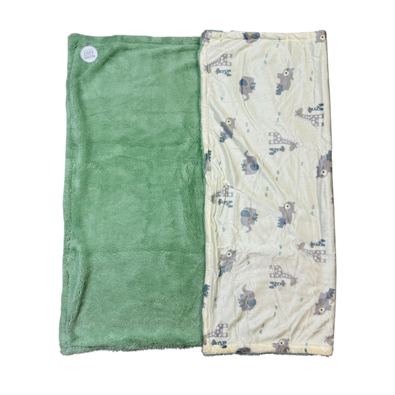 Rene Rofé Baby Plush Blanket – Cozy Sherpa – Soft & Warm Reversible Baby Blanket