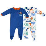 2-Pack Baby Boys Footed Sleepers – Construction Theme 🚜👶