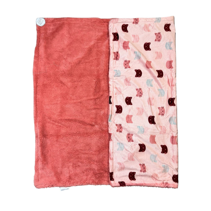 Rene Rofé Baby Plush Blanket – Cozy Sherpa – Soft & Warm Reversible Baby Blanket