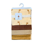 Rene Rofé Baby 4-Pack Flannel Receiving Blankets – Soft Cotton Swaddle Set