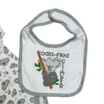 Baby Boy 3-Piece Koala Outfit | Bodysuit, Pants & Bib – Funny Bunny