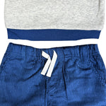 Baby Boys 2-Piece Outfit Set – Sweatshirt & Pants – “Adventure Awaits” Theme