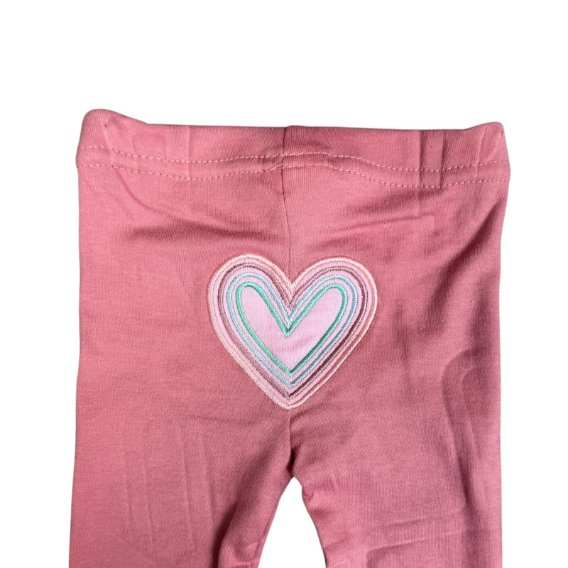 3-Piece Baby Girl Outfit Set – Rainbow Bodysuit, Pink Pants & Bib – Soft Cotton