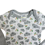 Baby Boy 3-Piece Koala Outfit | Bodysuit, Pants & Bib – Funny Bunny