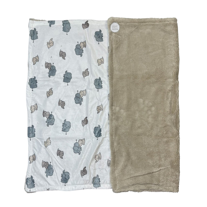Rene Rofé Baby Plush Blanket – Cozy Sherpa – Soft & Warm Reversible Baby Blanket