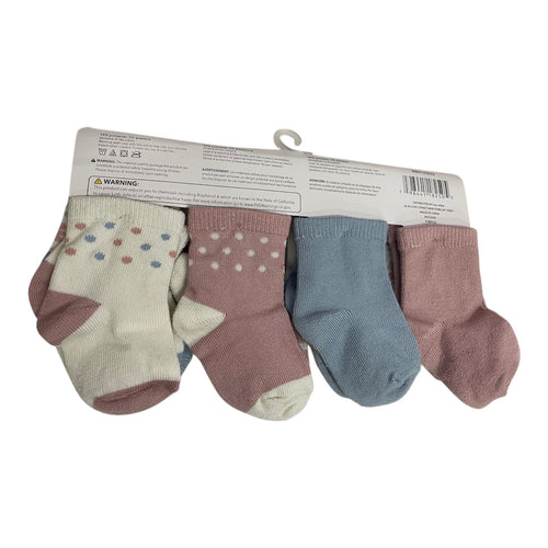 René Rofé Baby Socks Set – 8 Pairs Super Soft for Girls (0–9 Months)