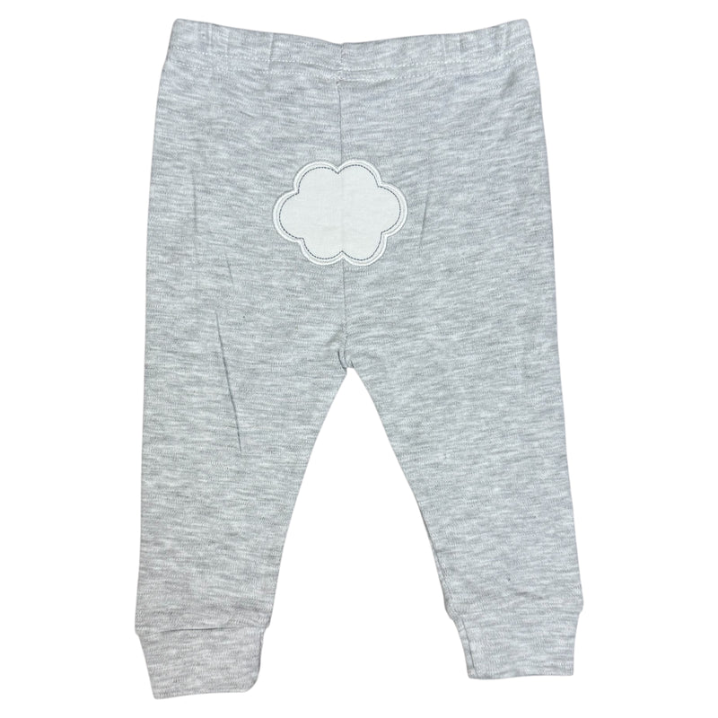 Baby Outfit Set – 3 Pieces – Bodysuit, Pants & Bib – Bear & Moon Print