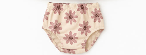 Baby Girl 3-Piece Dress Set – Long Sleeve Floral Dress + Diaper Cover + Headband